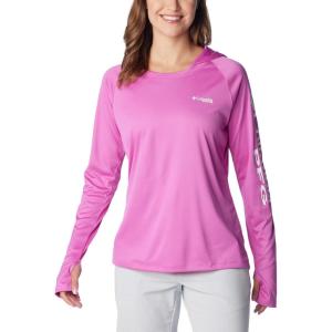 imageColumbia Womens Tidal Tee HoodieBright LavenderWhite Logo