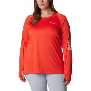 imageColumbia Womens Tidal Tee HoodieBright PoppyWhite Logo