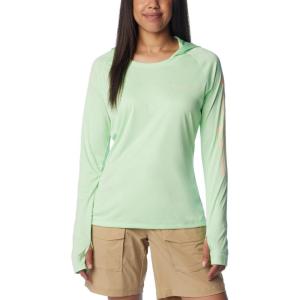 imageColumbia Womens Tidal Tee HoodieKey WestPeach Fizz Logo