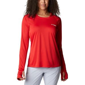 imageColumbia Womens Tidal Tee HoodieRed SparkWhite Logo