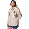 imageColumbia Womens PFG Open Water Hooded FleeceCrushed ClaySpring Yellow Aura