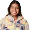 imageColumbia Womens PFG Open Water Hooded FleeceCrushed ClaySpring Yellow Aura