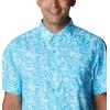 imageColumbia Mens Super Slack Tide Camp Shirt Short SleeveAtoll Kona Print