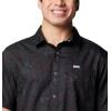 imageColumbia Mens Super Slack Tide Camp Shirt Short SleeveBlack Casted N Blasted