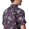 imageColumbia Mens Super Slack Tide Camp Shirt Short SleeveBlack Kona Kraze Print