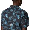 imageColumbia Mens Super Slack Tide Camp Shirt Short SleeveBlack Sails Away Print