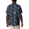 imageColumbia Mens Super Slack Tide Camp Shirt Short SleeveBlack Sails Away Print