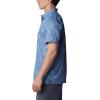 imageColumbia Mens Super Slack Tide Camp Shirt Short SleeveBluestone Trout N About Print