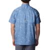 imageColumbia Mens Super Slack Tide Camp Shirt Short SleeveBluestone Trout N About Print