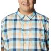 imageColumbia Mens Super Slack Tide Camp Shirt Short SleeveBright Nectar Multi Gingham