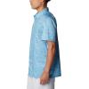 imageColumbia Mens Super Slack Tide Camp Shirt Short SleeveCanyon Blue Keye Takeaway