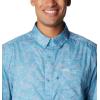 imageColumbia Mens Super Slack Tide Camp Shirt Short SleeveCanyon Blue Keye Takeaway