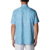 imageColumbia Mens Super Slack Tide Camp Shirt Short SleeveCanyon Blue Keye Takeaway