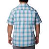 imageColumbia Mens Super Slack Tide Camp Shirt Short SleeveCanyon Blue Ombre Check