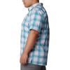 imageColumbia Mens Super Slack Tide Camp Shirt Short SleeveCanyon Blue Ombre Check