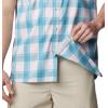 imageColumbia Mens Super Slack Tide Camp Shirt Short SleeveCanyon Blue Ombre Check