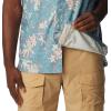 imageColumbia Mens Super Slack Tide Camp Shirt Short SleeveCanyon Blue Palmeria