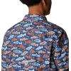 imageColumbia Mens Super Slack Tide Camp Shirt Short SleeveCarbon Fish Finder Print