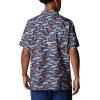 imageColumbia Mens Super Slack Tide Camp Shirt Short SleeveCarbon Fish Finder Print