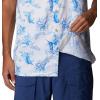 imageColumbia Mens Super Slack Tide Camp Shirt Short SleeveCarbon Fishfinder Print
