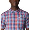 imageColumbia Mens Super Slack Tide Camp Shirt Short SleeveCarbon Mid Gingham