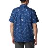 imageColumbia Mens Super Slack Tide Camp Shirt Short SleeveCarbon Tailfins Print