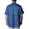 imageColumbia Mens Super Slack Tide Camp Shirt Short SleeveCarbon Tailfins Print