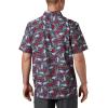 imageColumbia Mens Super Slack Tide Camp Shirt Short SleeveCarbon Tribal Fish Print