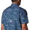 imageColumbia Mens Super Slack Tide Camp Shirt Short SleeveCarbon Tye Dye Print