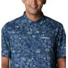 imageColumbia Mens Super Slack Tide Camp Shirt Short SleeveCarbon Tye Dye Print
