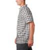 imageColumbia Mens Super Slack Tide Camp Shirt Short SleeveCity Grey Palaka Plaid