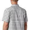 imageColumbia Mens Super Slack Tide Camp Shirt Short SleeveCity Grey Palaka Plaid