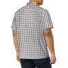 imageColumbia Mens Super Slack Tide Camp Shirt Short SleeveCity Grey Palaka Plaid
