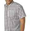 imageColumbia Mens Super Slack Tide Camp Shirt Short SleeveCity Grey Palaka Plaid