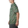imageColumbia Mens Super Slack Tide Camp Shirt Short SleeveCity Grey Tribal Fish Print