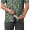 imageColumbia Mens Super Slack Tide Camp Shirt Short SleeveCity Grey Tribal Fish Print