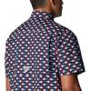 imageColumbia Mens Super Slack Tide Camp Shirt Short SleeveCollegiate Navy Fish Bobber Print