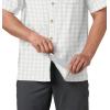 imageColumbia Mens Super Slack Tide Camp Shirt Short SleeveCool Grey Palaka Plaid
