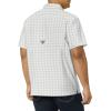 imageColumbia Mens Super Slack Tide Camp Shirt Short SleeveCool Grey Palaka Plaid