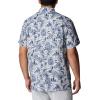 imageColumbia Mens Super Slack Tide Camp Shirt Short SleeveCool Grey Pfg Origins Print