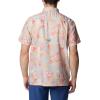 imageColumbia Mens Super Slack Tide Camp Shirt Short SleeveCool Grey Tunatropic Print