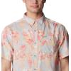 imageColumbia Mens Super Slack Tide Camp Shirt Short SleeveCool Grey Tunatropic Print