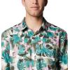 imageColumbia Mens Super Slack Tide Camp Shirt Short SleeveCypress Ikat Palms