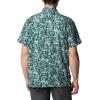 imageColumbia Mens Super Slack Tide Camp Shirt Short SleeveDark Ivy Kona Kalikimaka Print