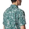 imageColumbia Mens Super Slack Tide Camp Shirt Short SleeveDark Ivy Kona Kalikimaka Print
