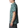 imageColumbia Mens Super Slack Tide Camp Shirt Short SleeveDark Ivy Kona Kalikimaka Print