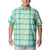 imageColumbia Mens Super Slack Tide Camp Shirt Short SleeveGulf Stream Multi Gingham