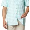 imageColumbia Mens Super Slack Tide Camp Shirt Short SleeveGulf Stream Palaka Plaid