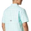 imageColumbia Mens Super Slack Tide Camp Shirt Short SleeveGulf Stream Palaka Plaid