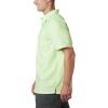 imageColumbia Mens Super Slack Tide Camp Shirt Short SleeveJade Lime Gamefish Print
